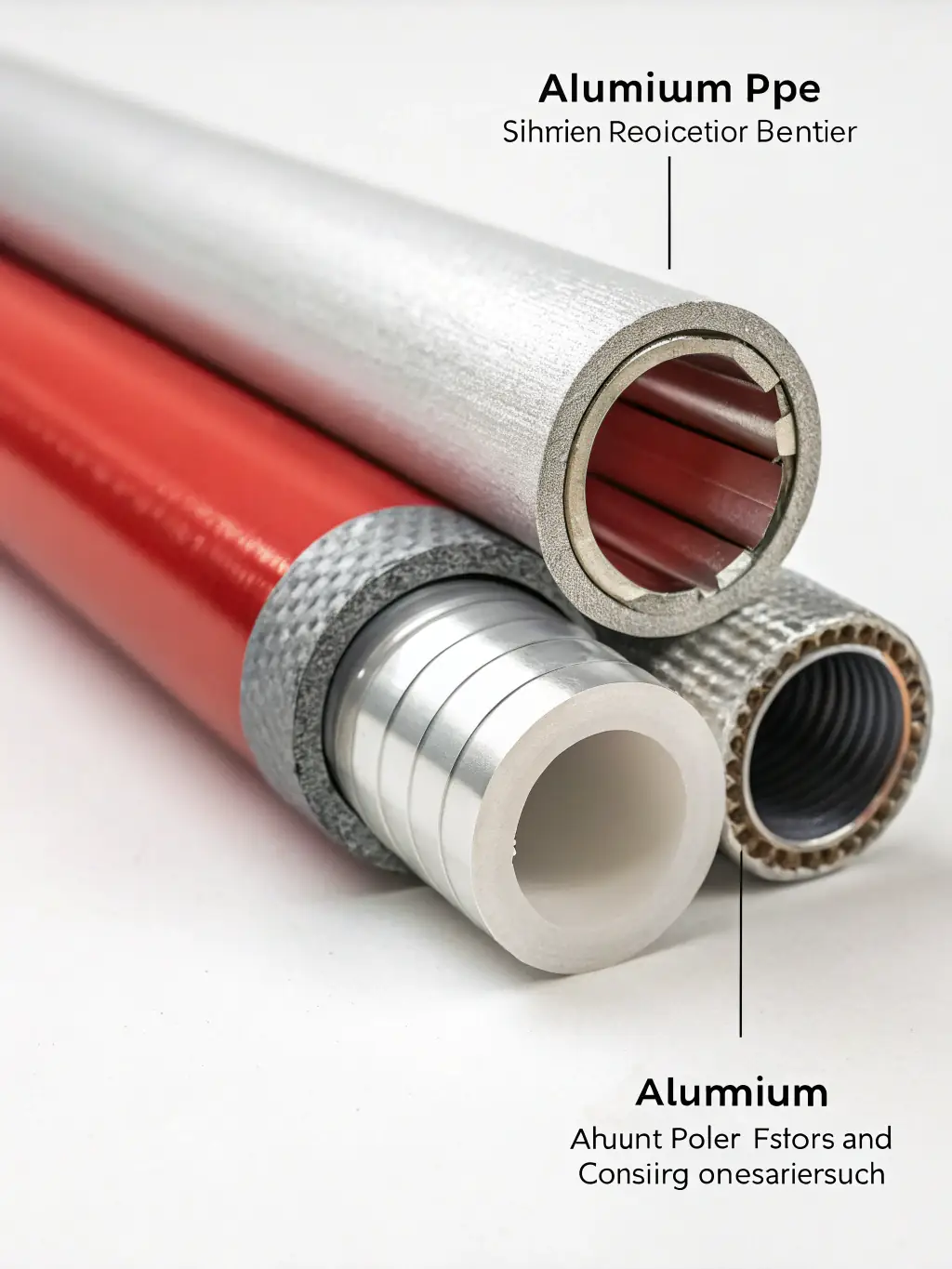 A cross-sectional view of a PE80 pipe, highlighting its wall thickness and smooth inner surface, with a focus on its medium-pressure rating for water supply.
