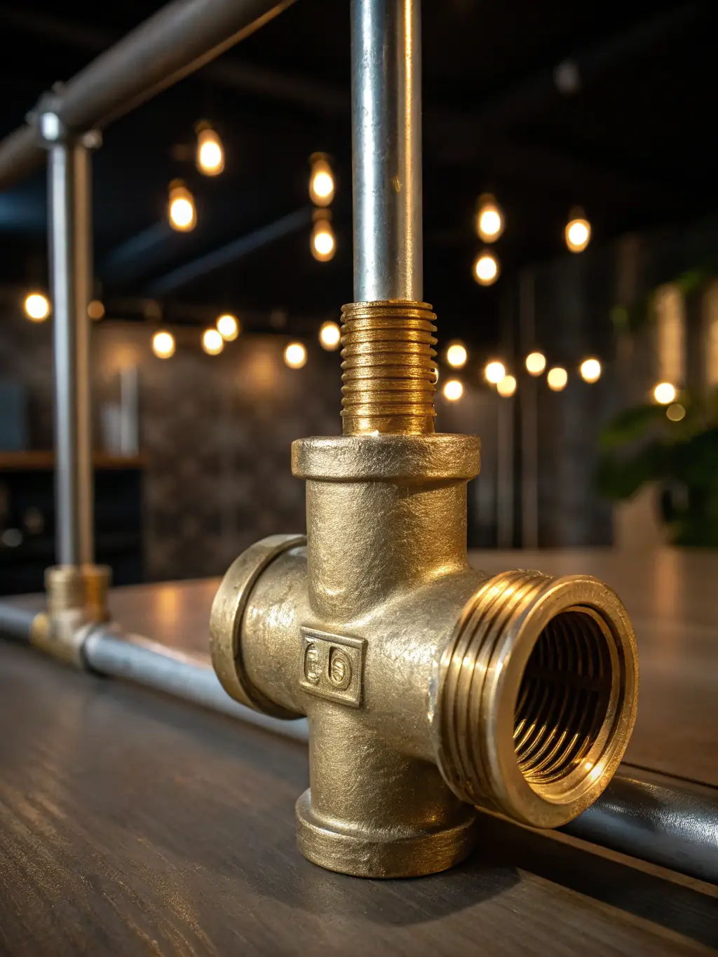 A close-up shot of a cast iron fitting in a wastewater management system, demonstrating its resistance to corrosive elements and long service life.